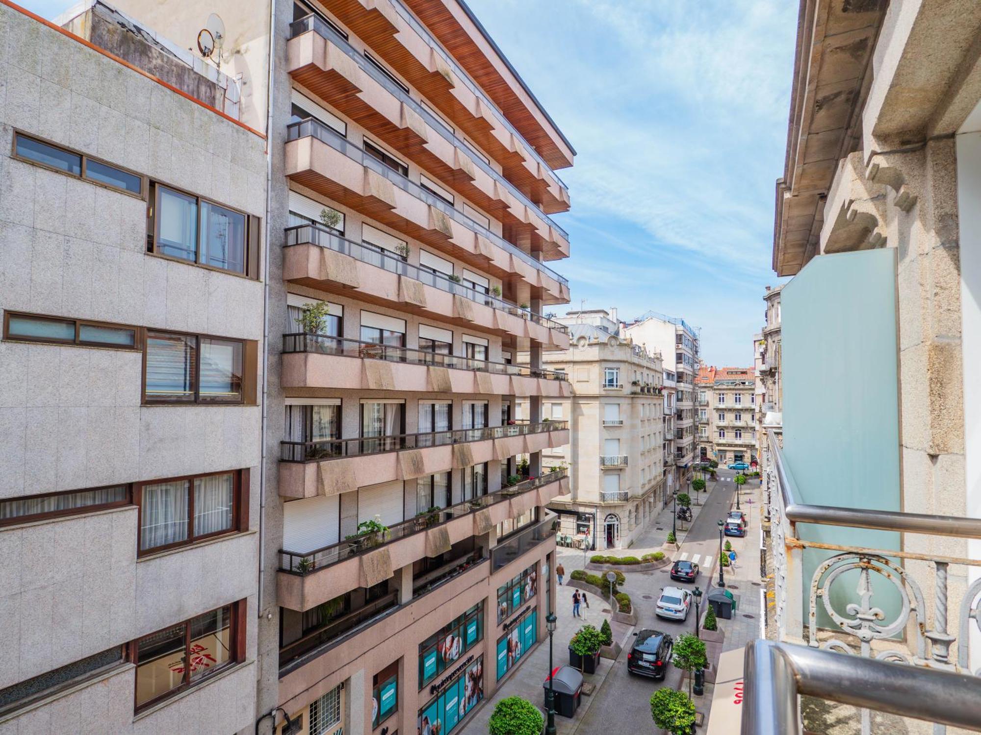 Luxury Centro De Vigo Balcony 아파트 외부 사진