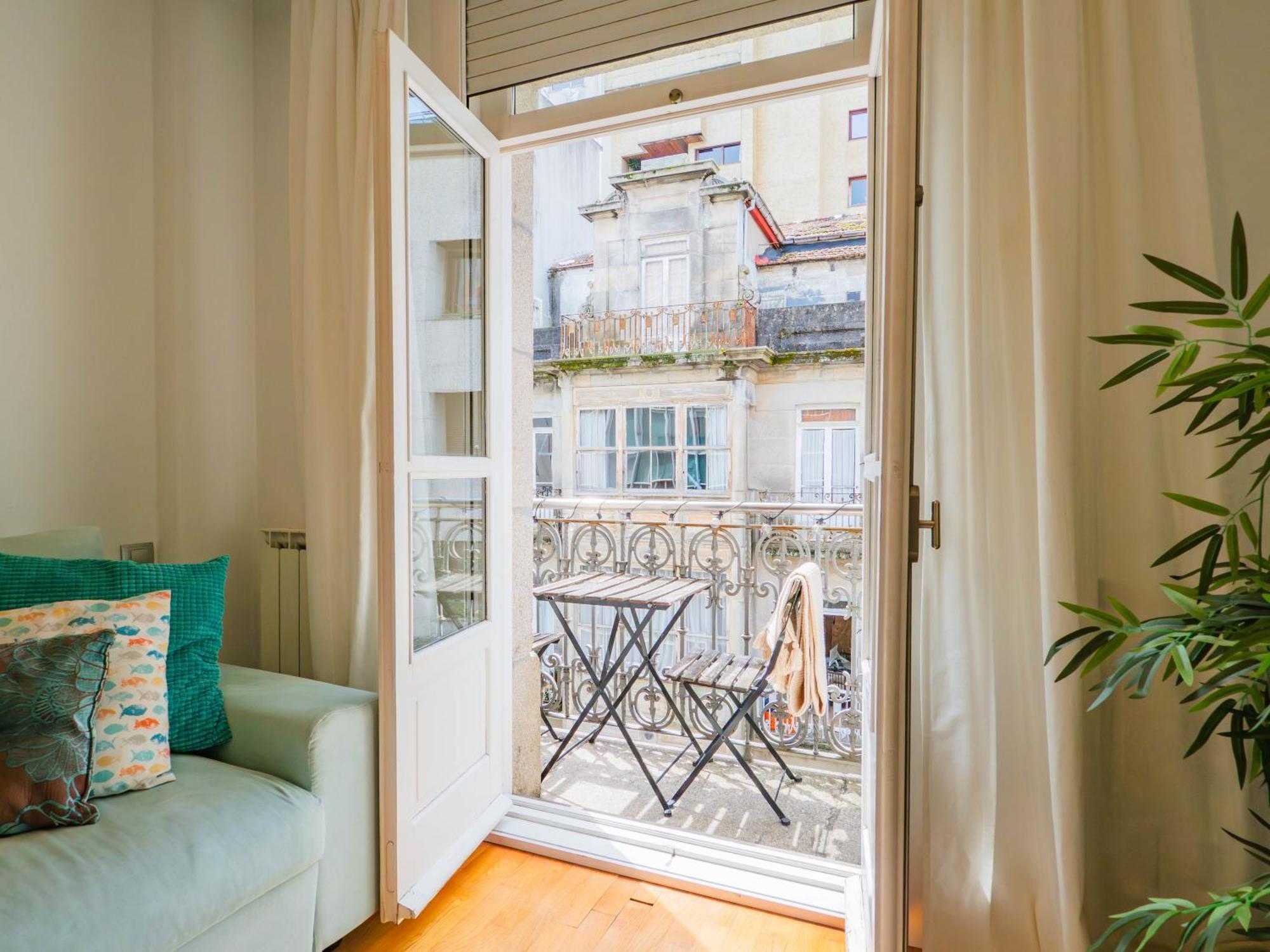 Luxury Centro De Vigo Balcony 아파트 외부 사진